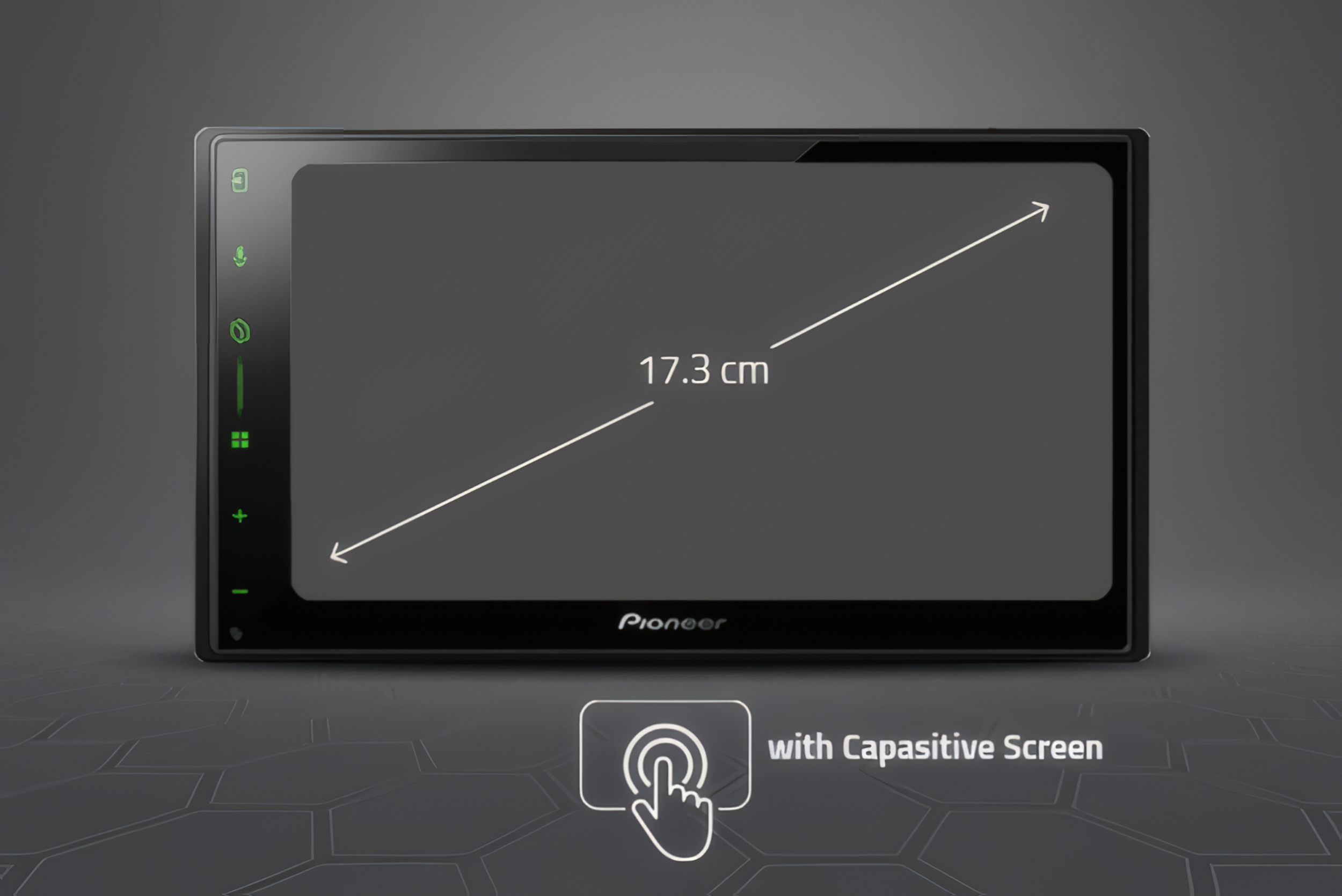 Radio 6.5 Pioneer DMH-A5650BT Carplay Android Auto Inalambri