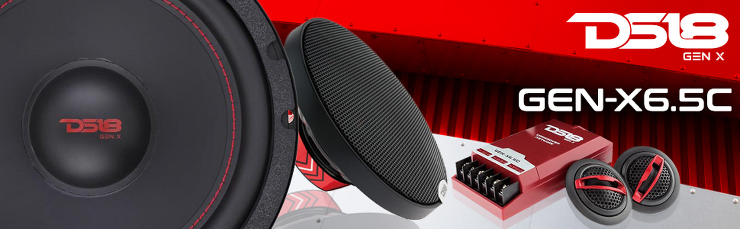 Set Componentes 6.5" DS18 GEN-X6.5C 2 Vias 50W RMS 150W Max