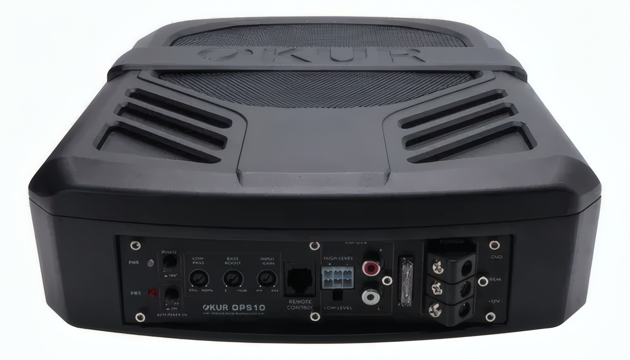 Subwoofer Plano Amplificado OKUR OPS10 10" 600W MAX 300W RMS