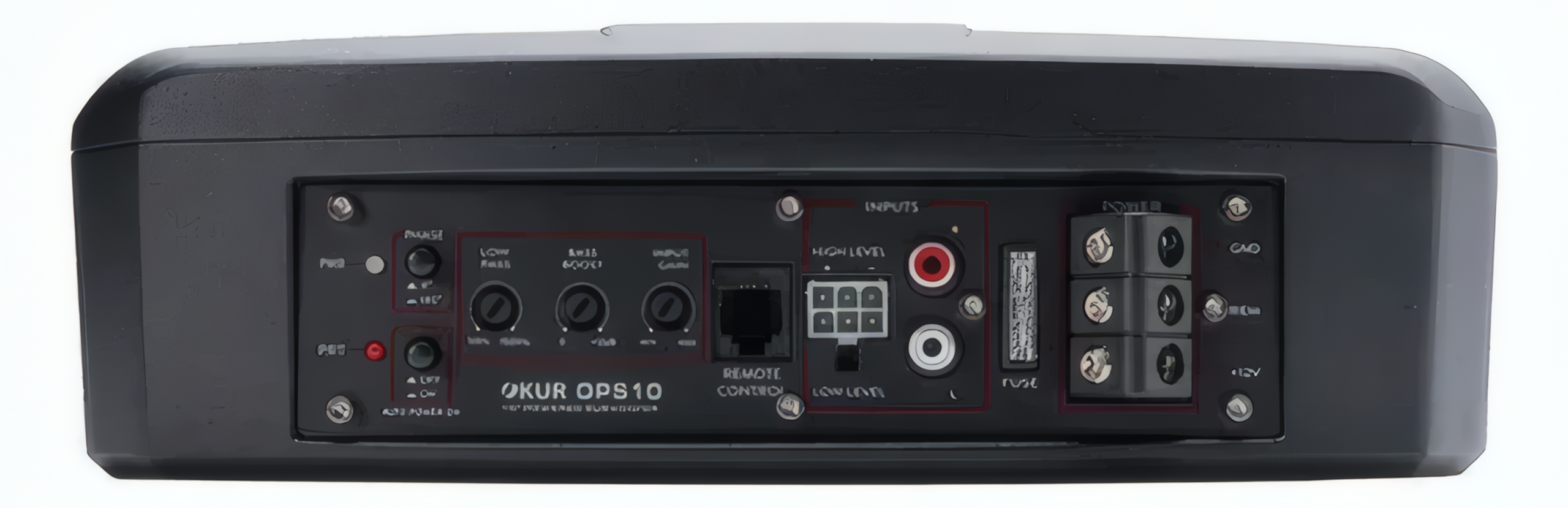 Subwoofer Plano Amplificado OKUR OPS10 10" 600W MAX 300W RMS