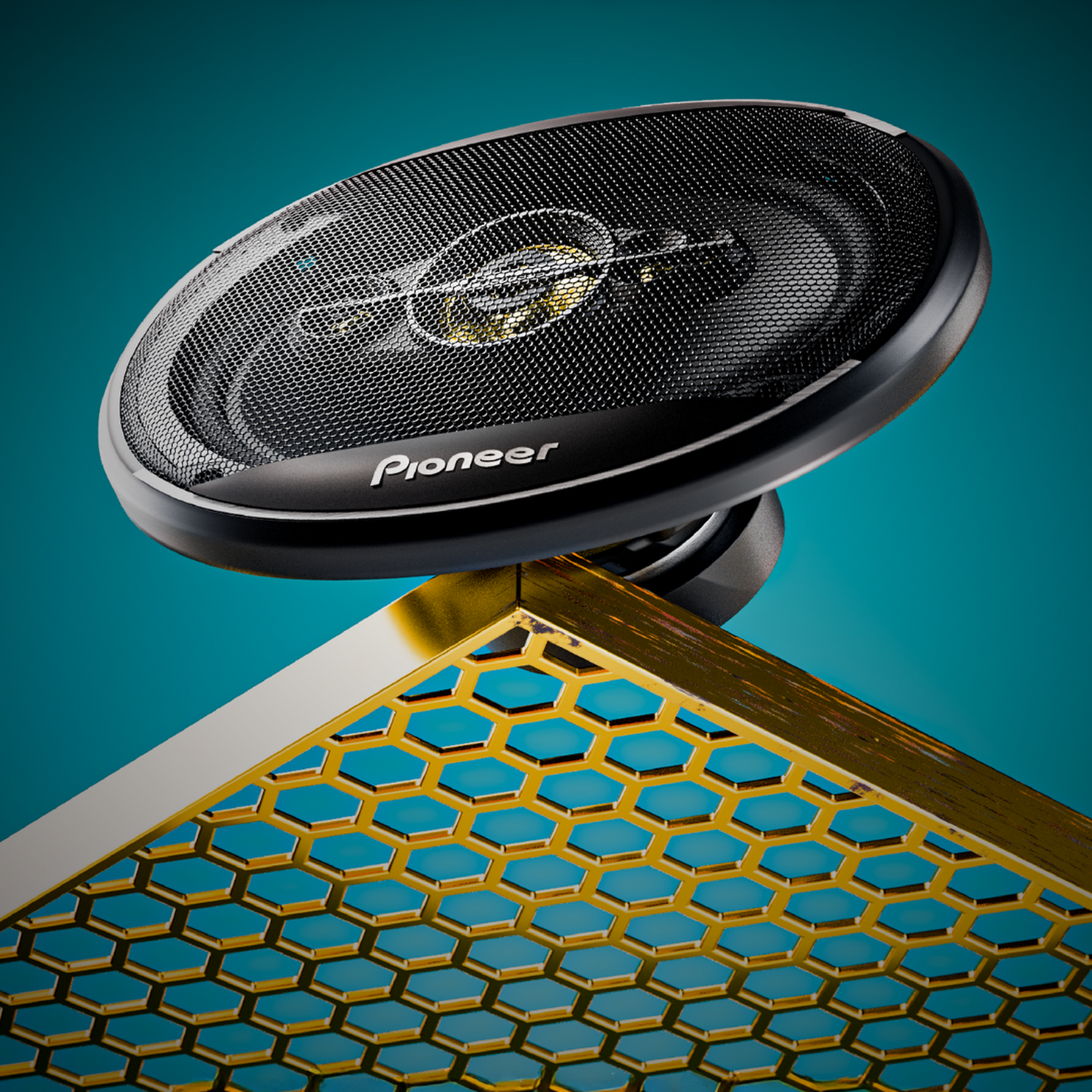 Parlantes 6x9" Pioneer TS-A6968S 4 Vias 90W RMS 450W MAX