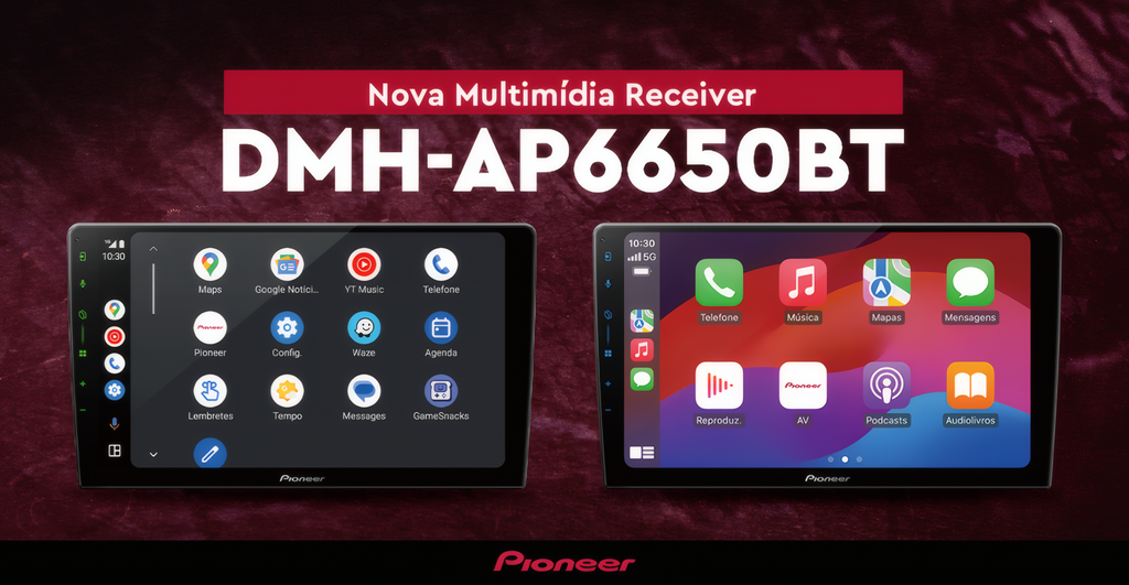 Radio 9 Pioneer DMH-AP6650BT CarPlay Android Auto Inalambric