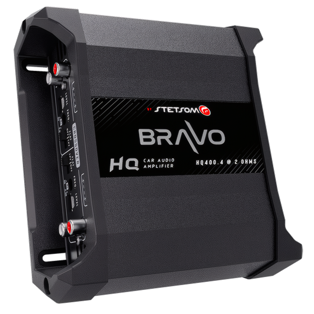 Amplificador 4 Canales Stetsom BRAVO HQ 400.4 100Wx4 2 Ohm