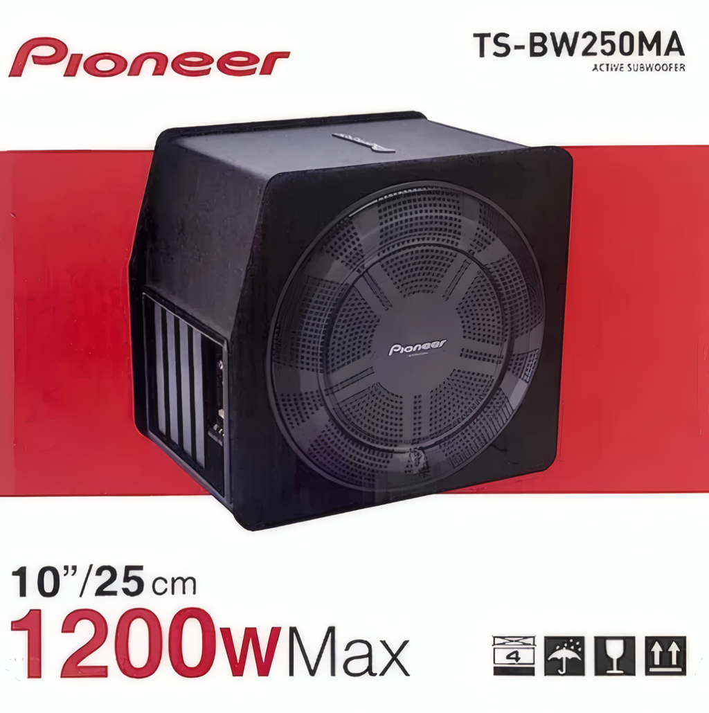 Subwoofer Activo Amplificado Pioneer TS-BW250MA 1200W 10