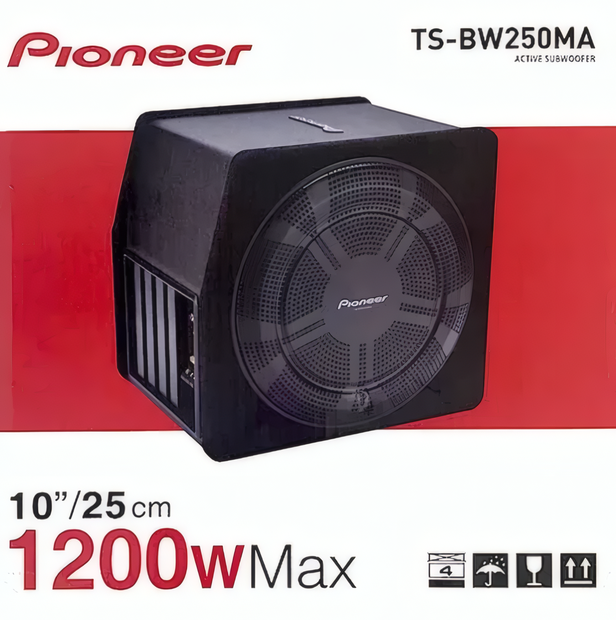 Subwoofer Activo Amplificado Pioneer TS-BW250MA 1200W 10