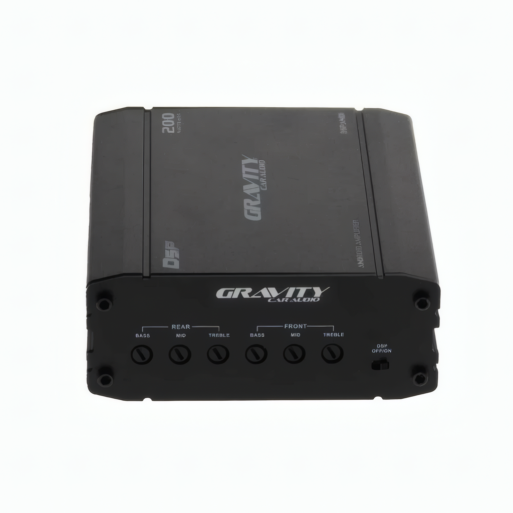 Amplificador 4 Canales Gravity Car Audio DSPAND1 200W MAX