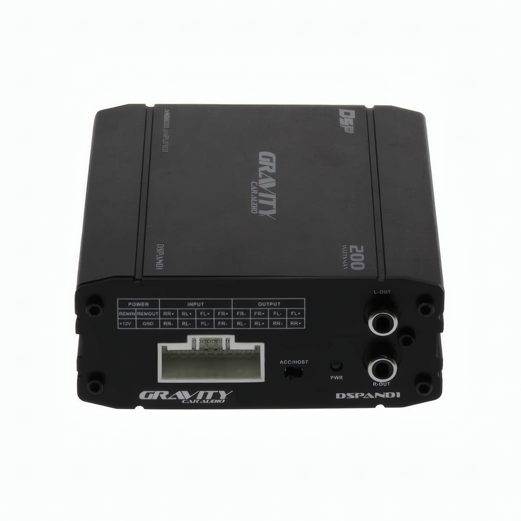 Amplificador 4 Canales Gravity Car Audio DSPAND1 200W MAX