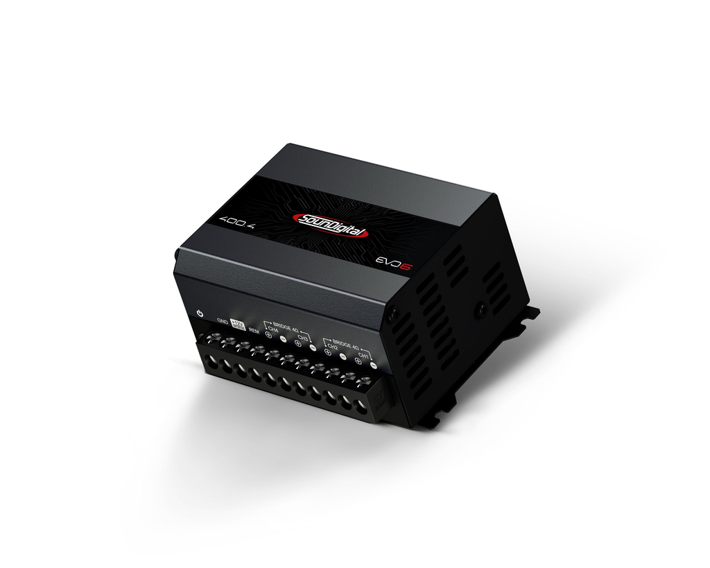 Amplificador 4 Canales SounDigital 400.4 EVO6 4Ohm 8Hz-20KHz