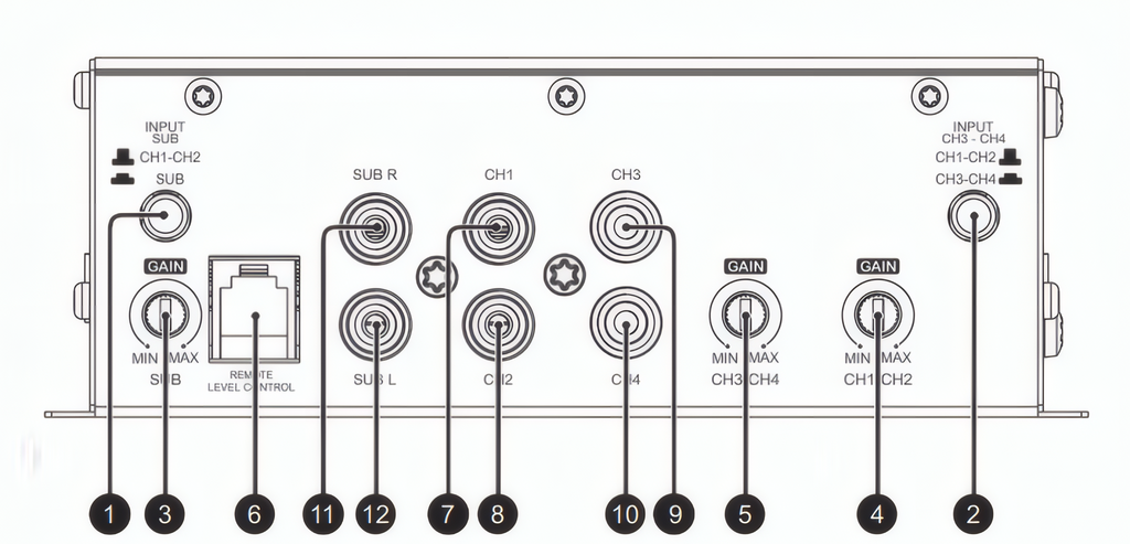 Amplificador 5 Canales SounDigital 800.5 EVO6 4x100W RMS 4 Ohm
