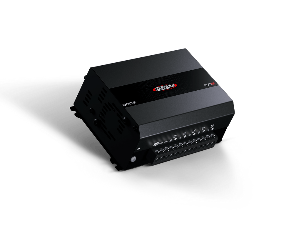 Amplificador 5 Canales SounDigital 800.5 EVO6 4x100W RMS 4 Ohm