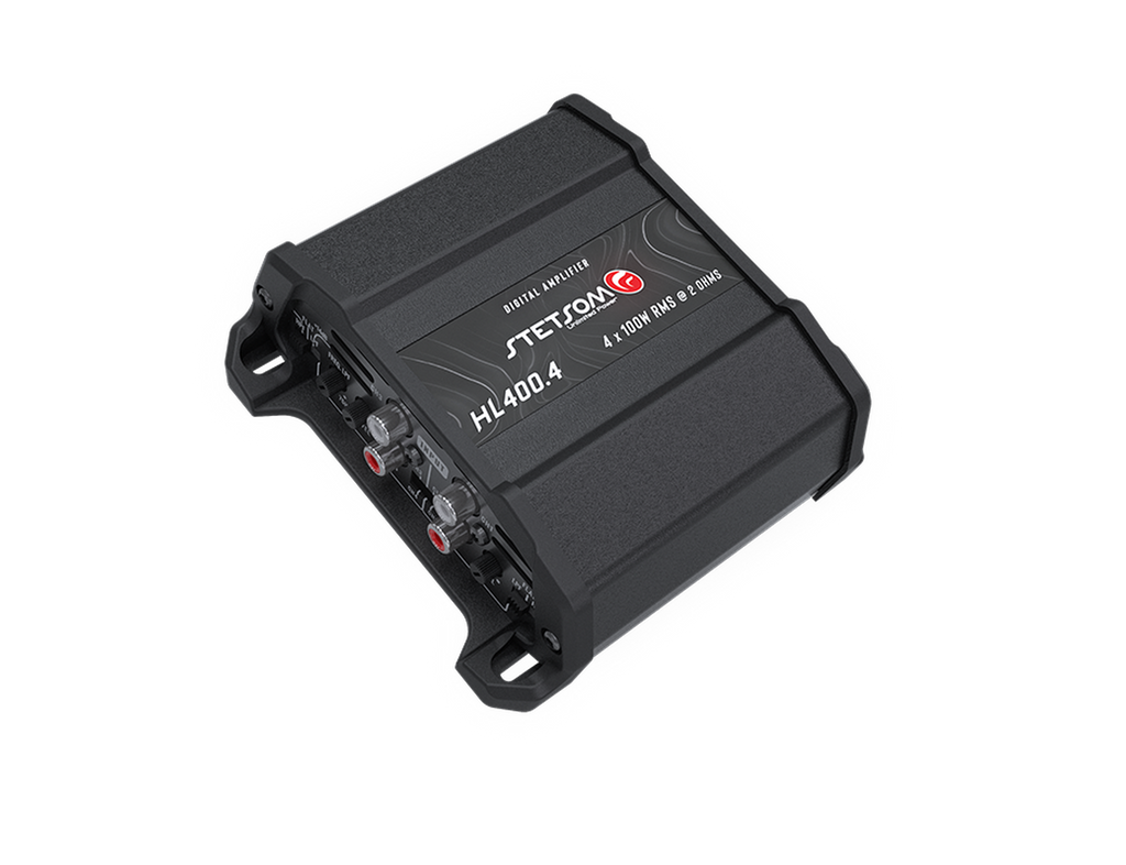 Amplificador 4 Canales Stetsom HL400.4 4X100W RMS 5hz-24khz