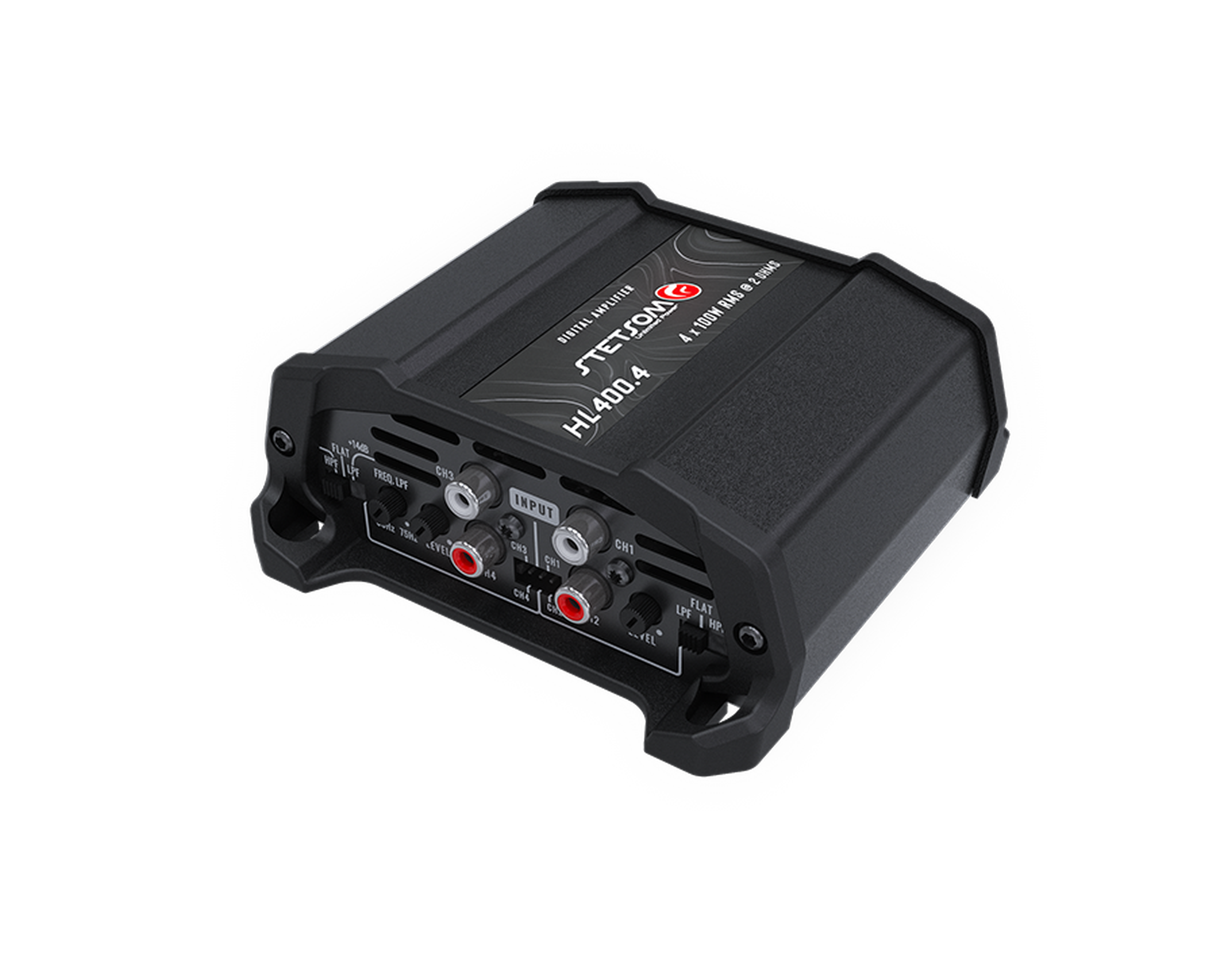 Amplificador 4 Canales Stetsom HL400.4 4X100W RMS 5hz-24khz