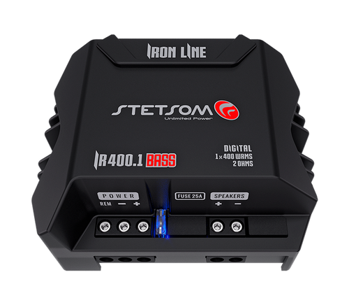 Amplificador 1 Canal Stetsom IR400.1 BASS 400W RMS 2 Ohm