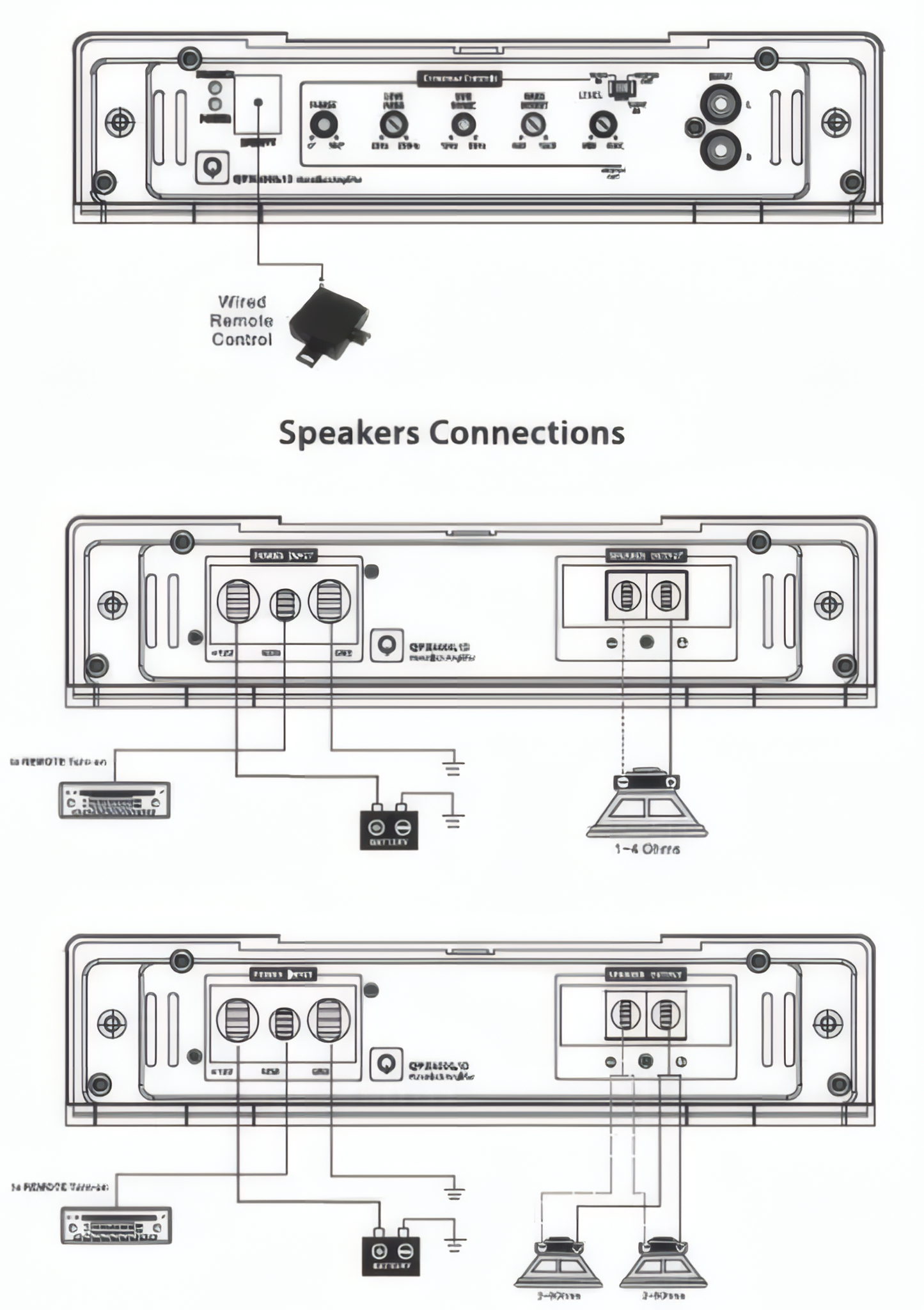 Amplificador 4 Canales Quantum Audio QPX2000.4 2200W 2 Ohm