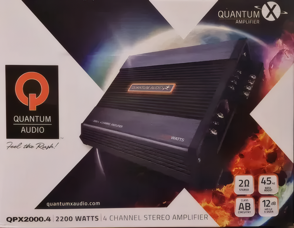 Amplificador 4 Canales Quantum Audio QPX2000.4 2200W 2 Ohm