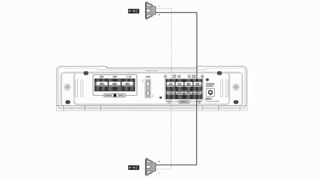 Amplificador 4 Canales Quantum Audio QPX2000.4 2200W 2 Ohm