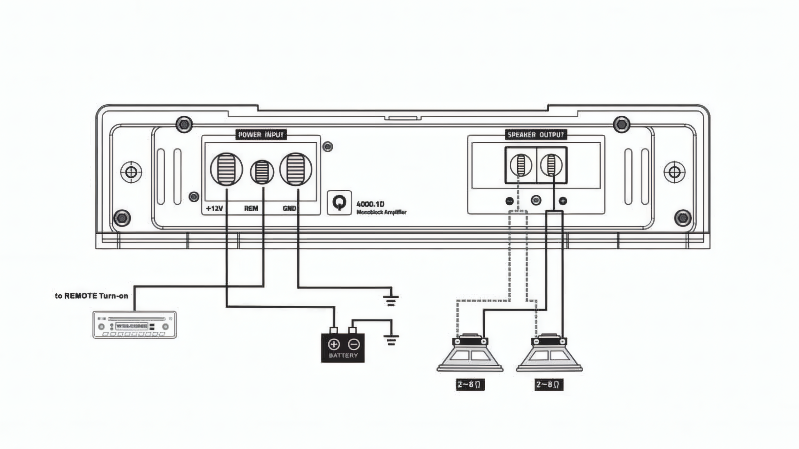 Amplificador 4 Canales Quantum Audio QPX2000.4 2200W 2 Ohm