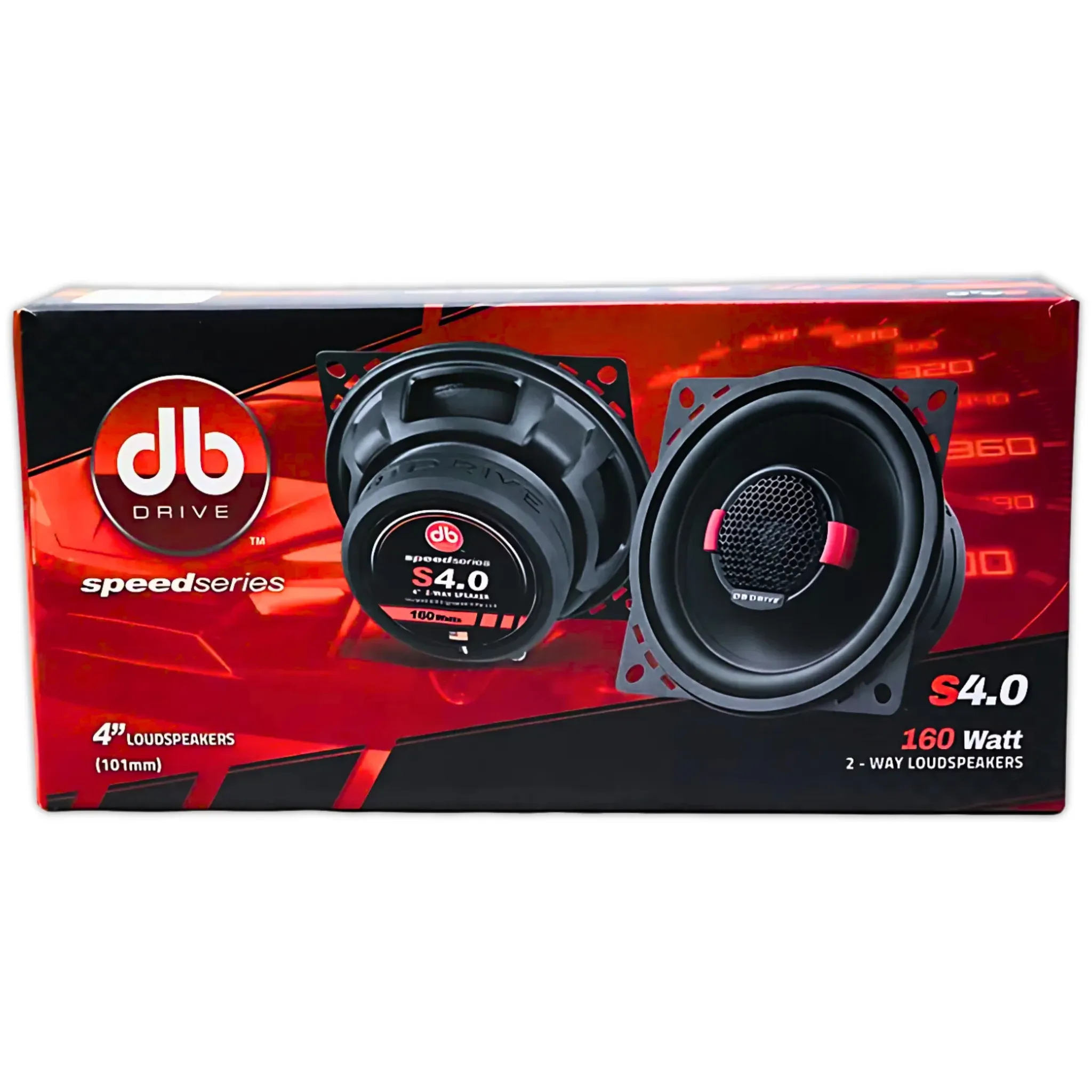 Parlantes 4 Pulgadas DB Drive S4.0 2 Vias 55W RMS 160W Max