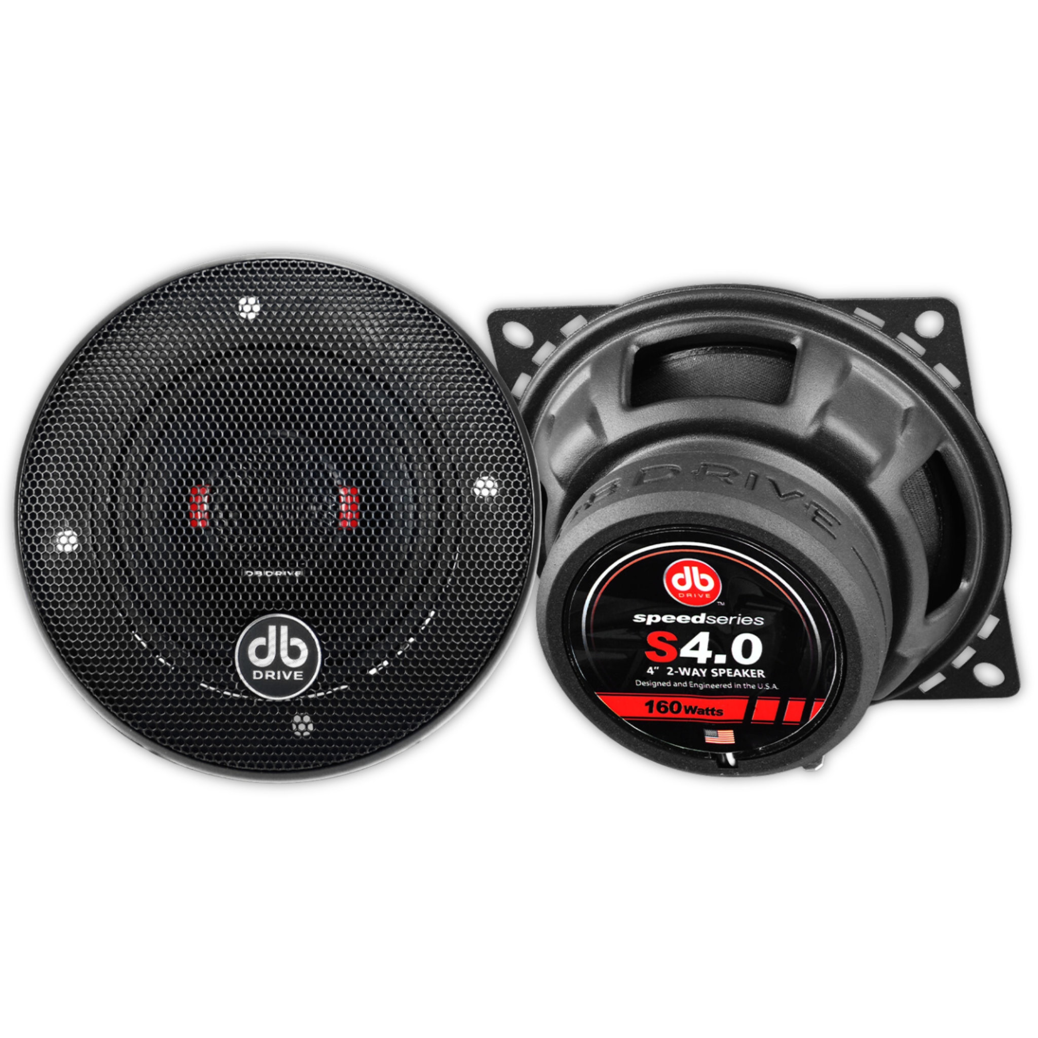 Parlantes 4 Pulgadas DB Drive S4.0 2 Vias 55W RMS 160W Max