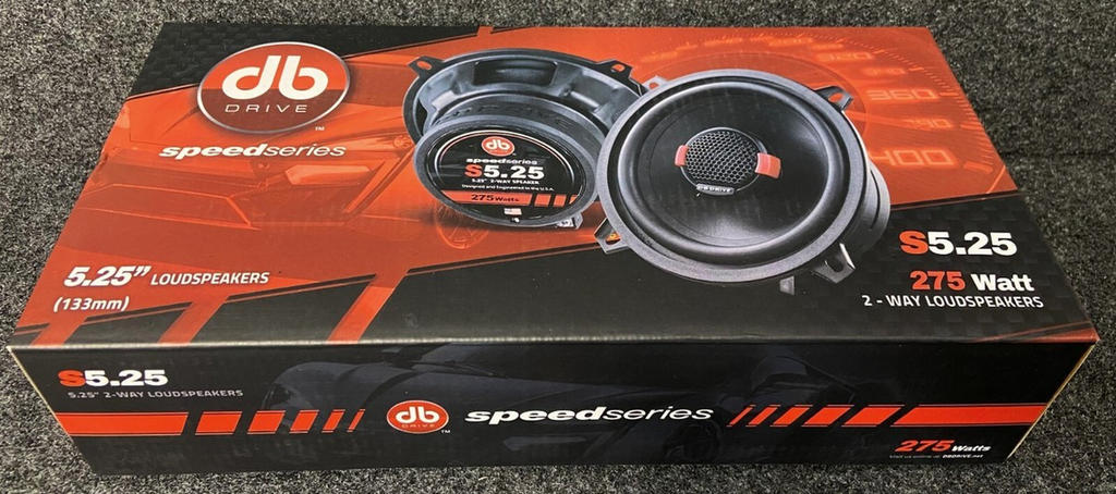 Parlantes 5.25 Pulgadas DB Drive S5.25 2 Vias 55W RMS 275W