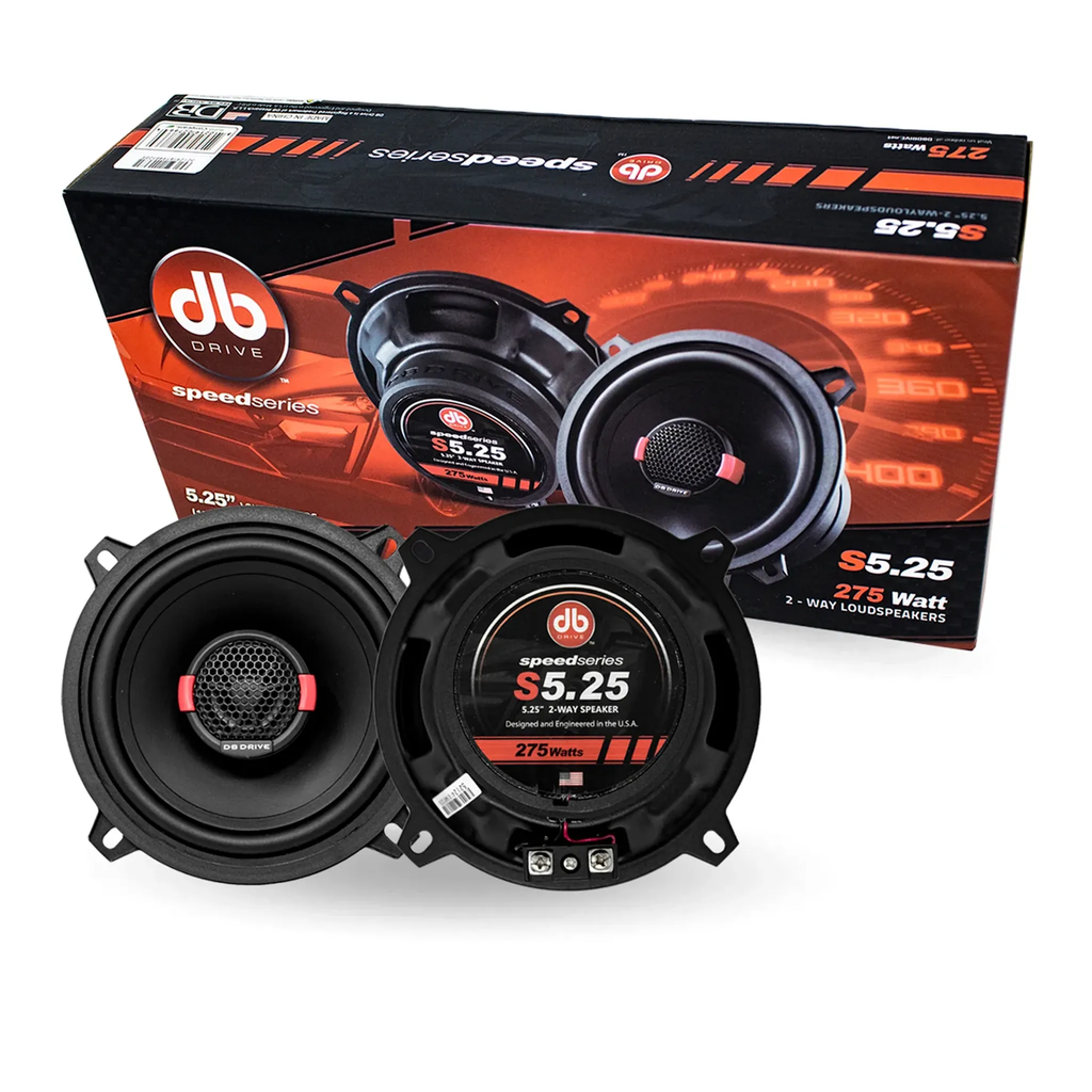 Parlantes 5.25 Pulgadas DB Drive S5.25 2 Vias 55W RMS 275W