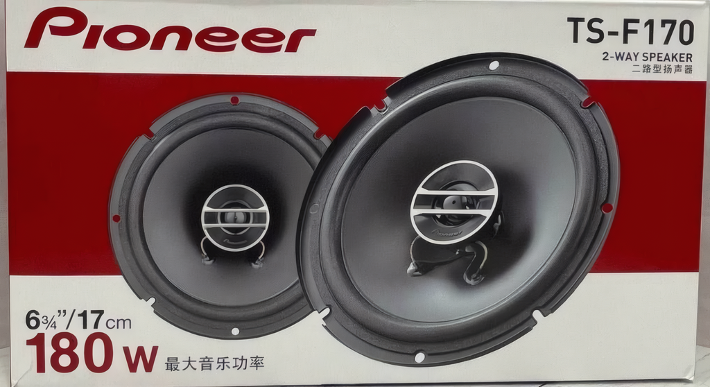 Parlantes 6.75 Pulgadas Pioneer TS-F170 2 Vias 30W RMS Negro