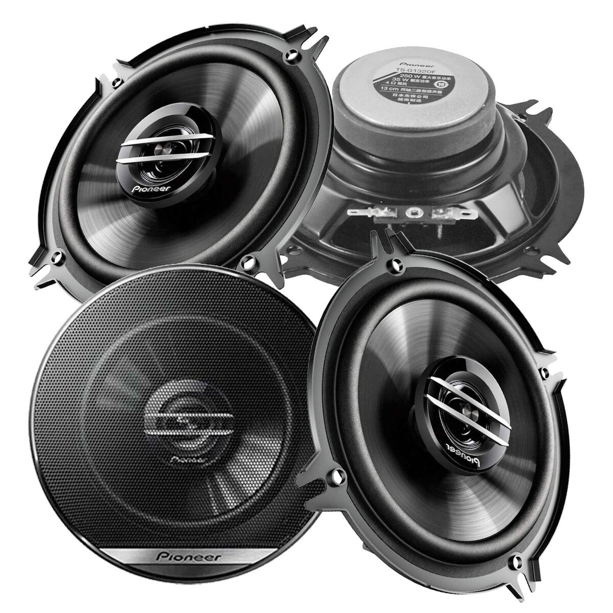 Parlantes 5.25 Pulgadas Pioneer TS-G1320F 2 Vias 35W RMS Negro