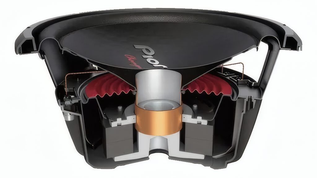 Subwoofer 12" Pioneer TS-W312S4 1600W 500W RMS 1 Bobina